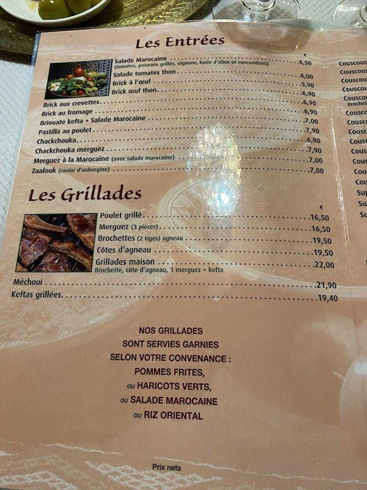 Sud Agadir - Menu Image 1